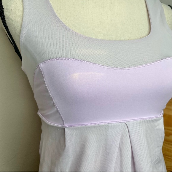 Lululemon Elevate Mesh Tank Top Lavender Purple 4 Activewear Workout - Picture 12 of 12
